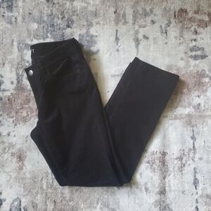 Ann Taylor Loft Modern Straight Black Corduroy Pants - 27/4P